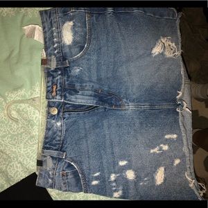 Zara mini jean skirt